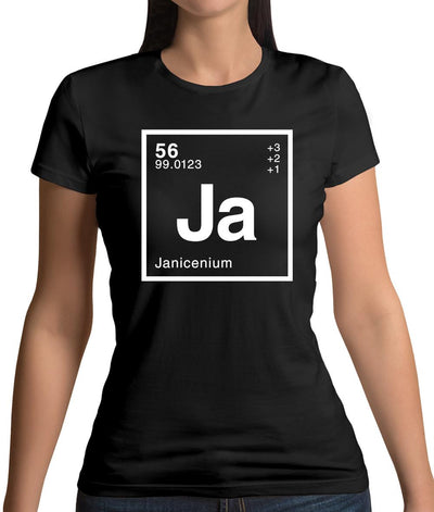 Janice - Periodic Element Womens T-Shirt