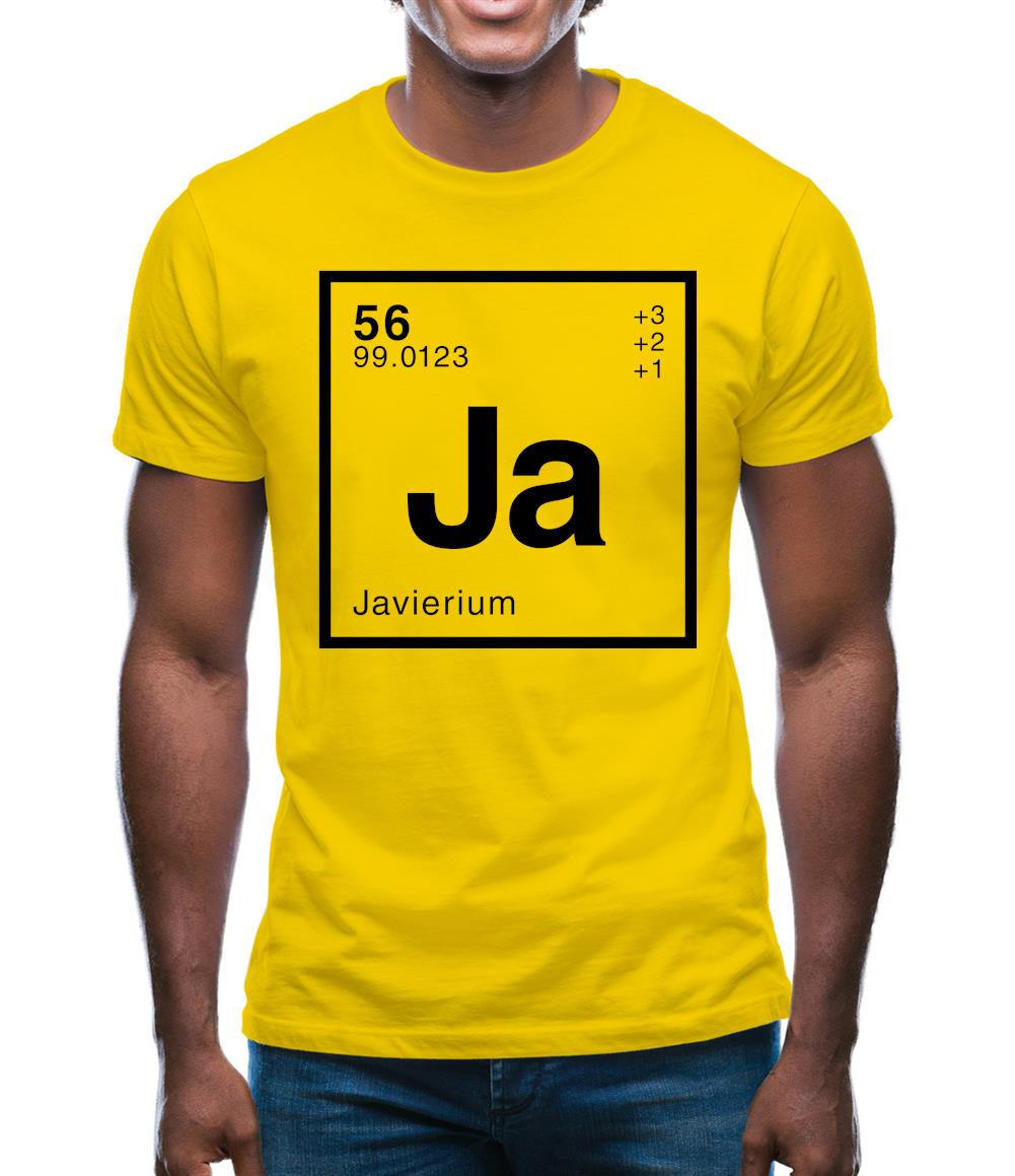Javier - Periodic Element Mens T-Shirt