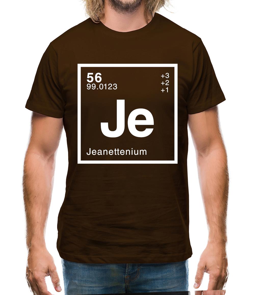 Jeanette - Periodic Element Mens T-Shirt