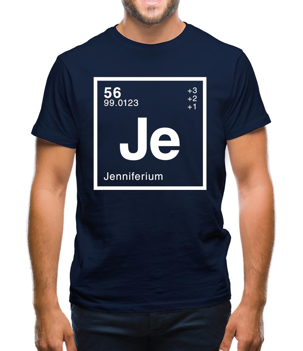 Jennifer - Periodic Element Mens T-Shirt