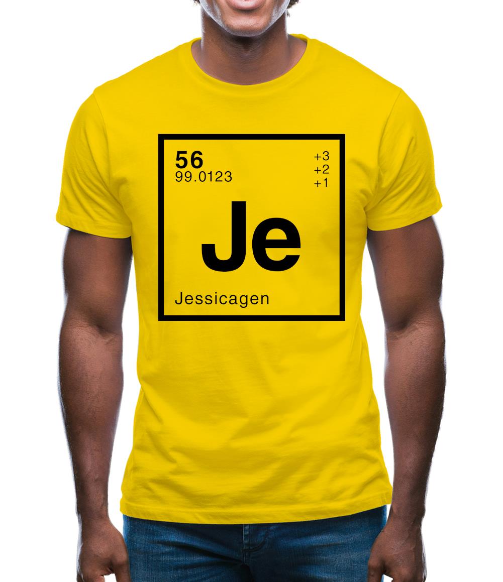 Jessica - Periodic Element Mens T-Shirt