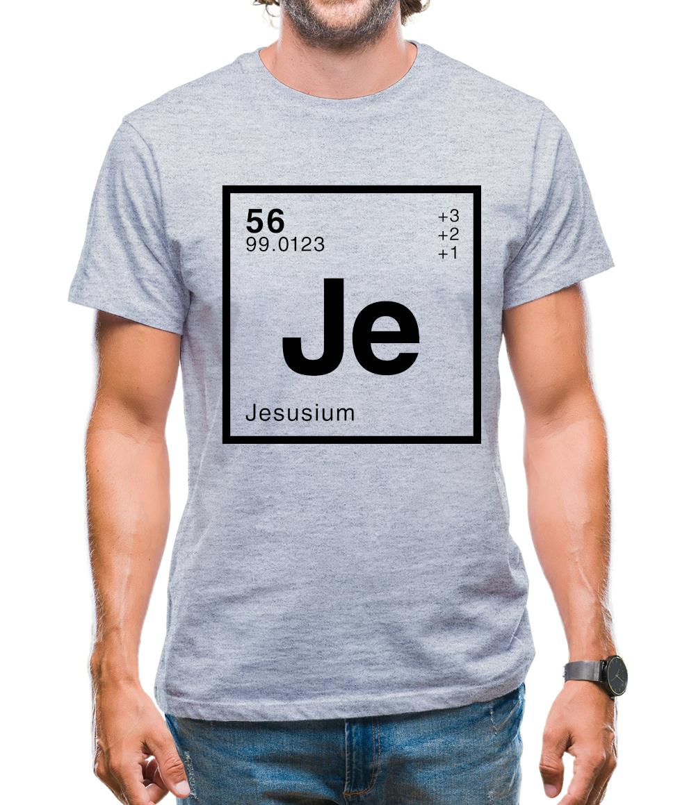 Jesus - Periodic Element Mens T-Shirt
