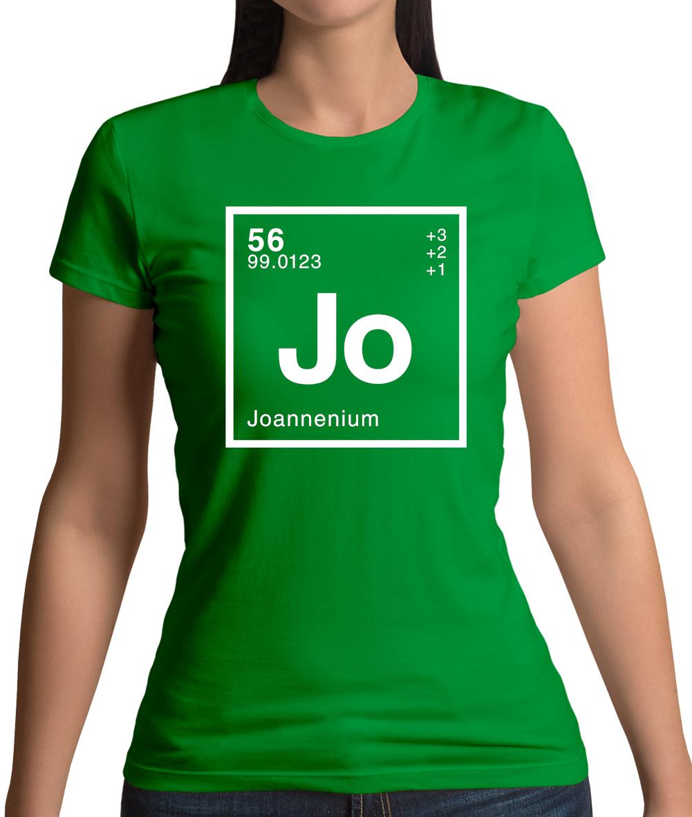 Joanne - Periodic Element Womens T-Shirt
