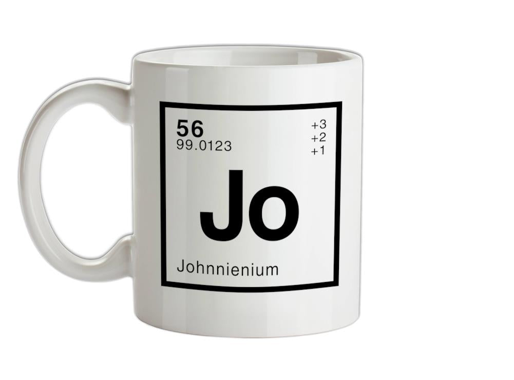 Element Name JOHNNIE Ceramic Mug