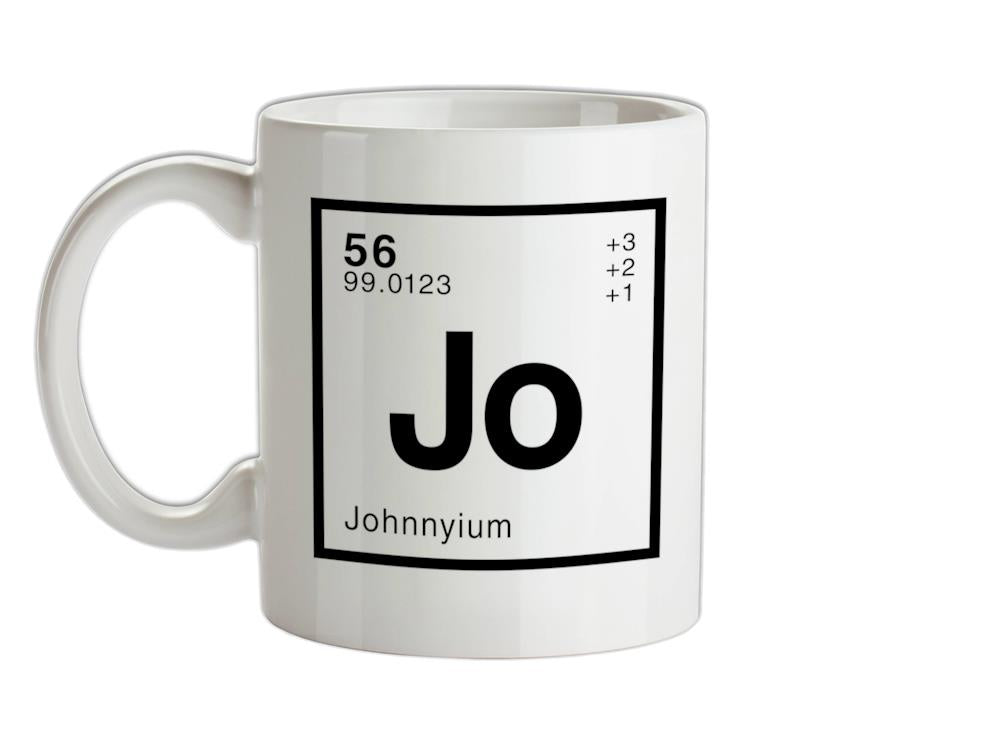 Element Name JOHNNY Ceramic Mug