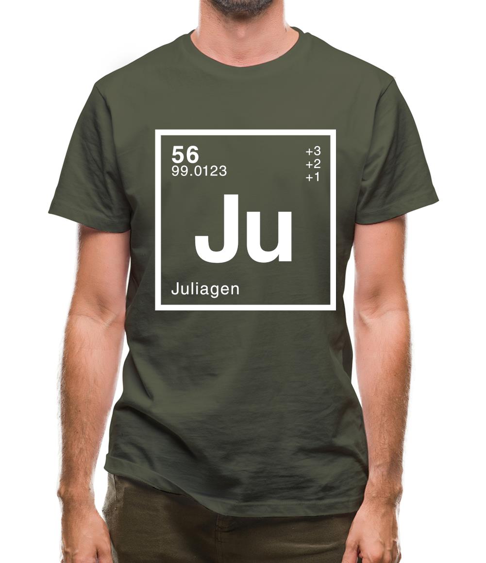 Julia - Periodic Element Mens T-Shirt