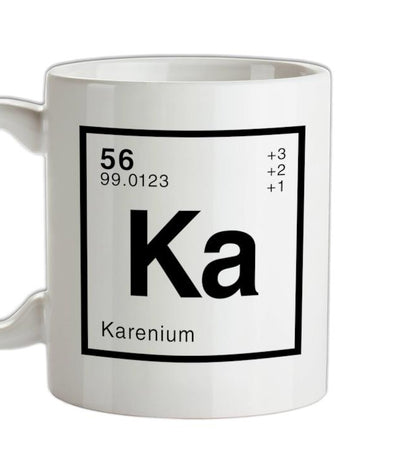 Element Name KAREN Ceramic Mug