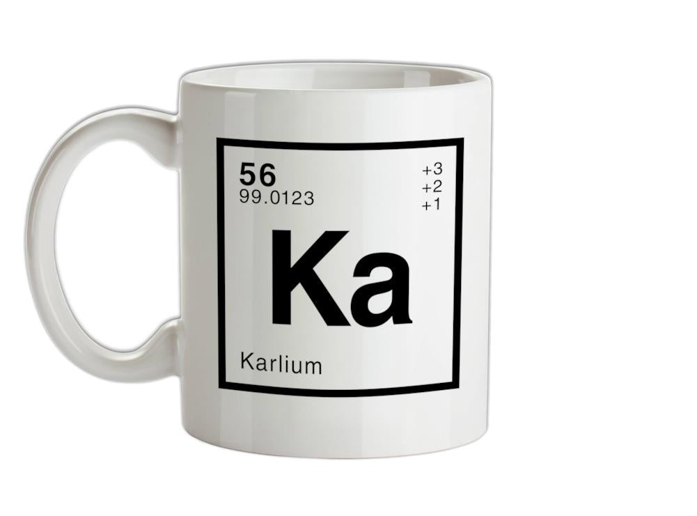 Element Name KARL Ceramic Mug