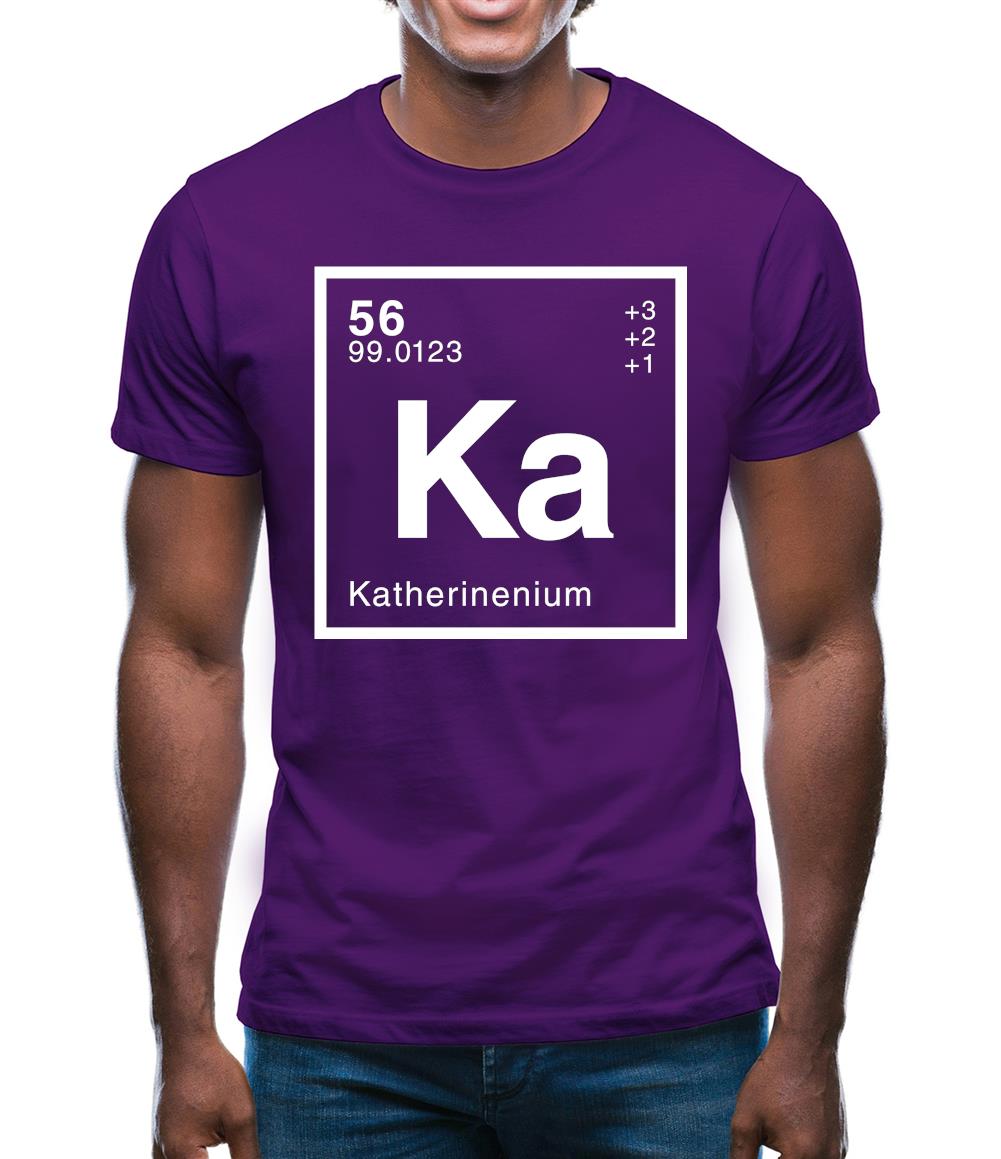 Katherine - Periodic Element Mens T-Shirt