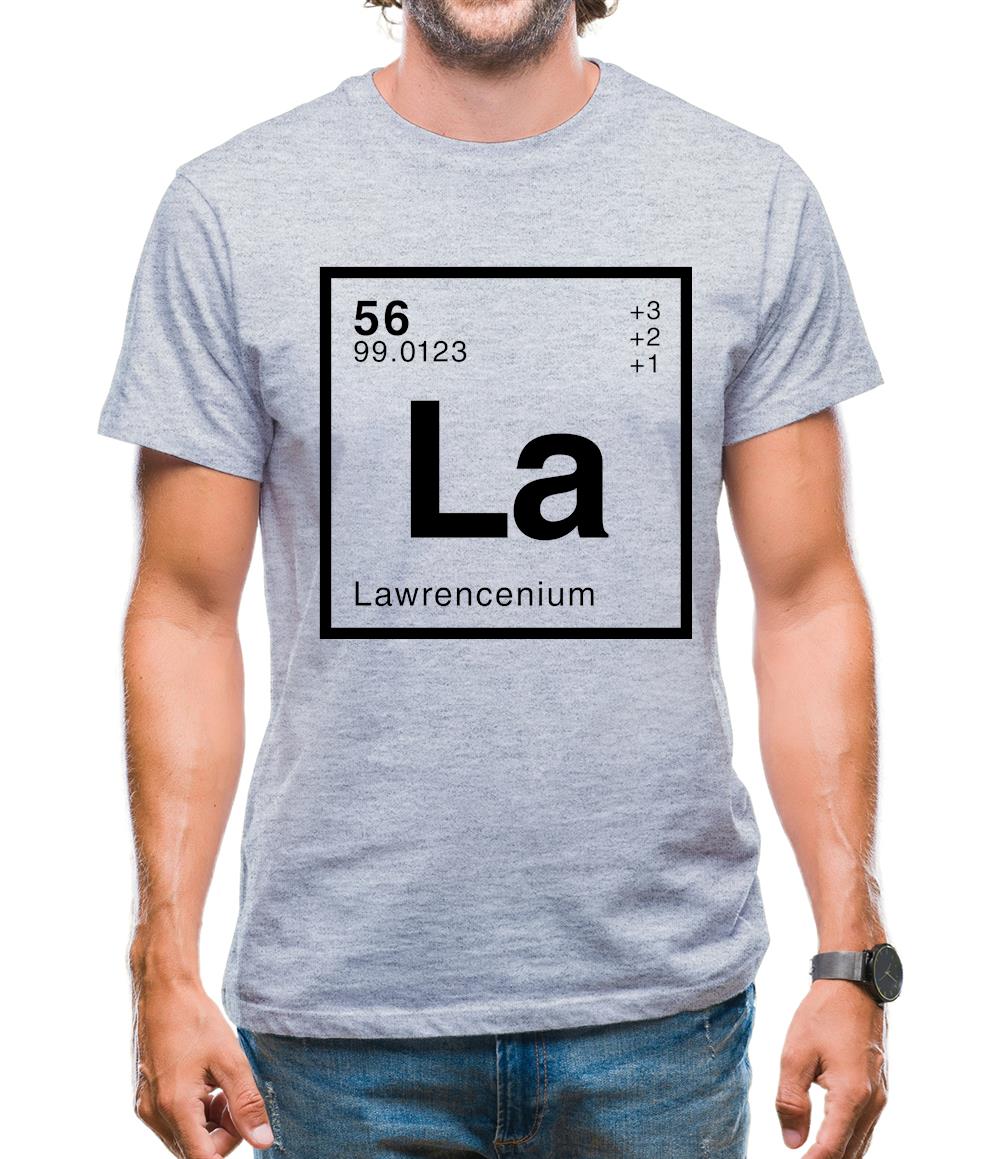 Lawrence - Periodic Element Mens T-Shirt