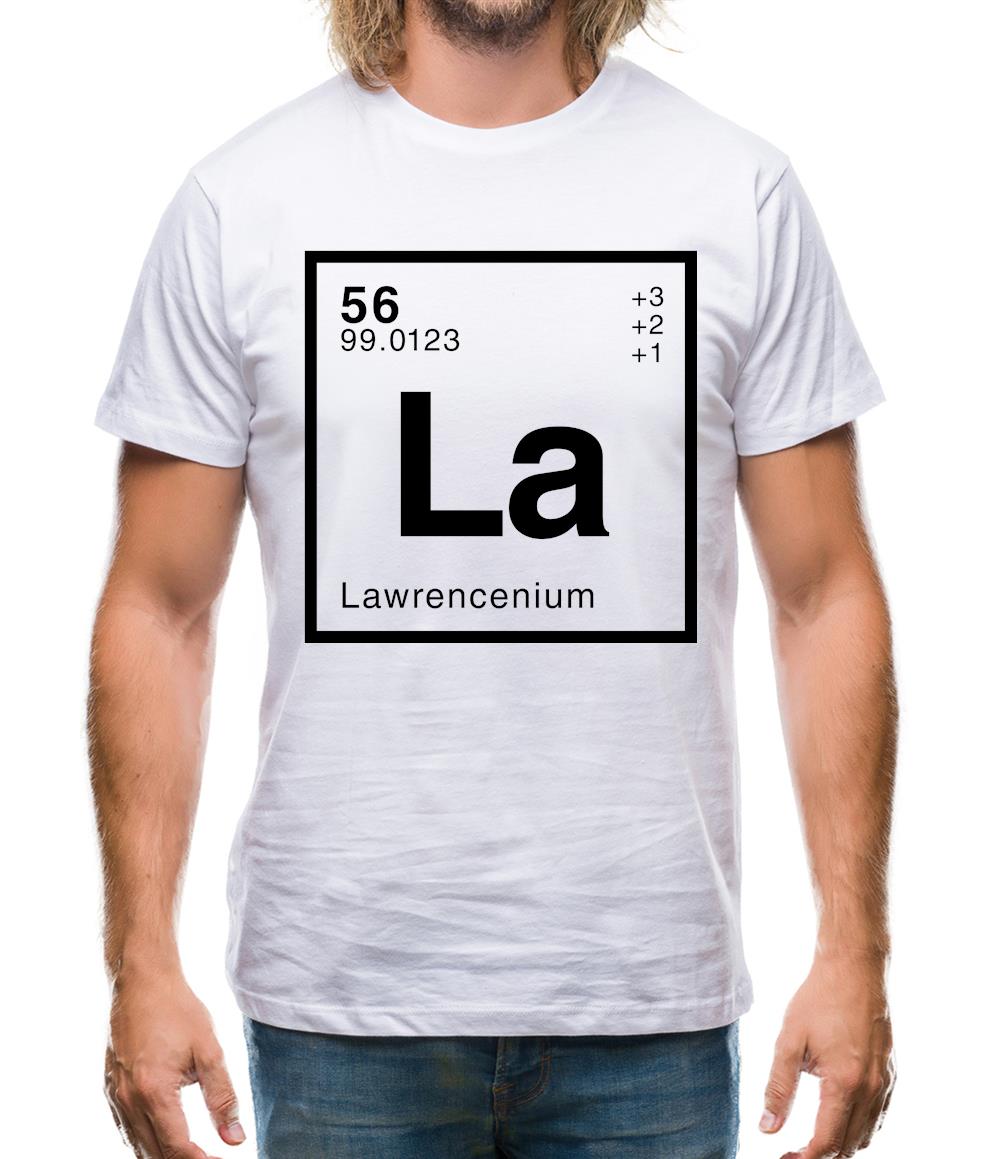 Lawrence - Periodic Element Mens T-Shirt