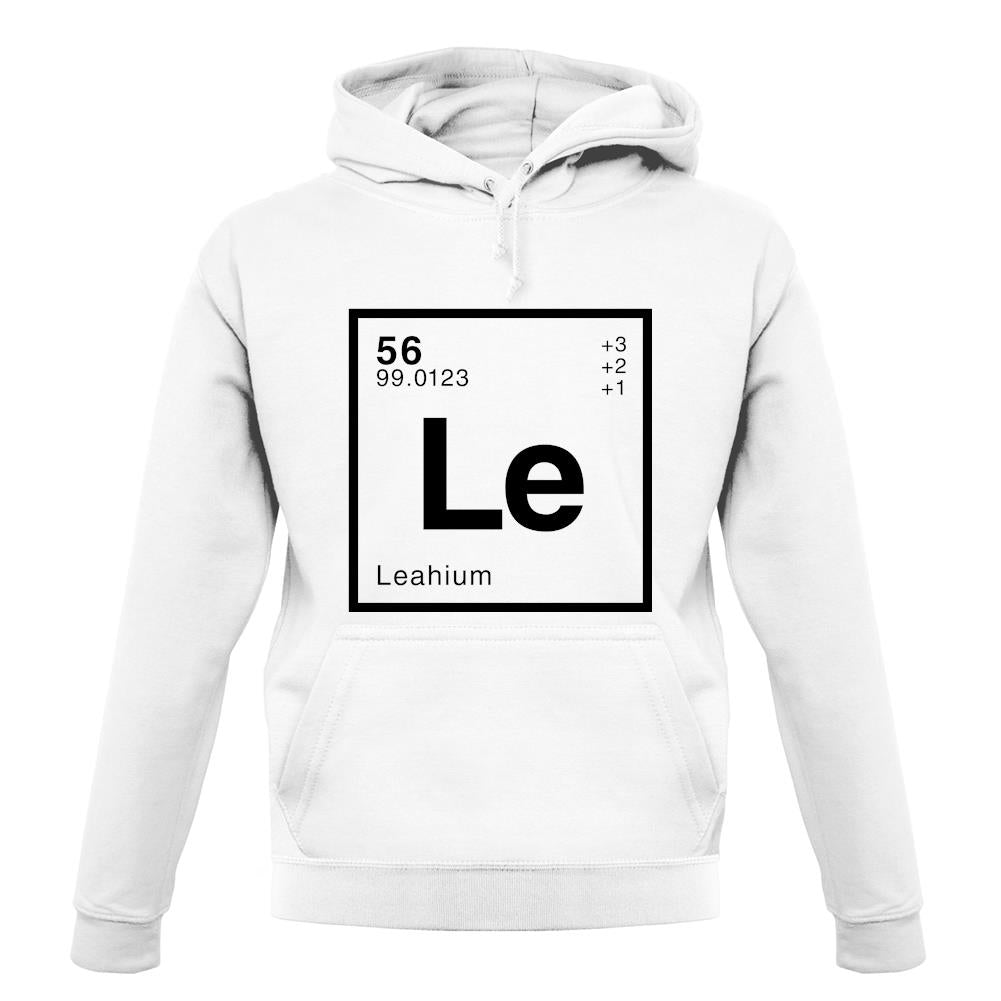 Leah - Periodic Element unisex hoodie