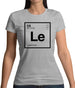 Leah - Periodic Element Womens T-Shirt