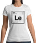 Leah - Periodic Element Womens T-Shirt