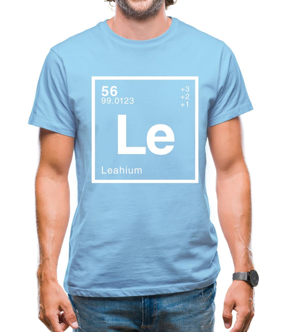 Leah - Periodic Element Mens T-Shirt