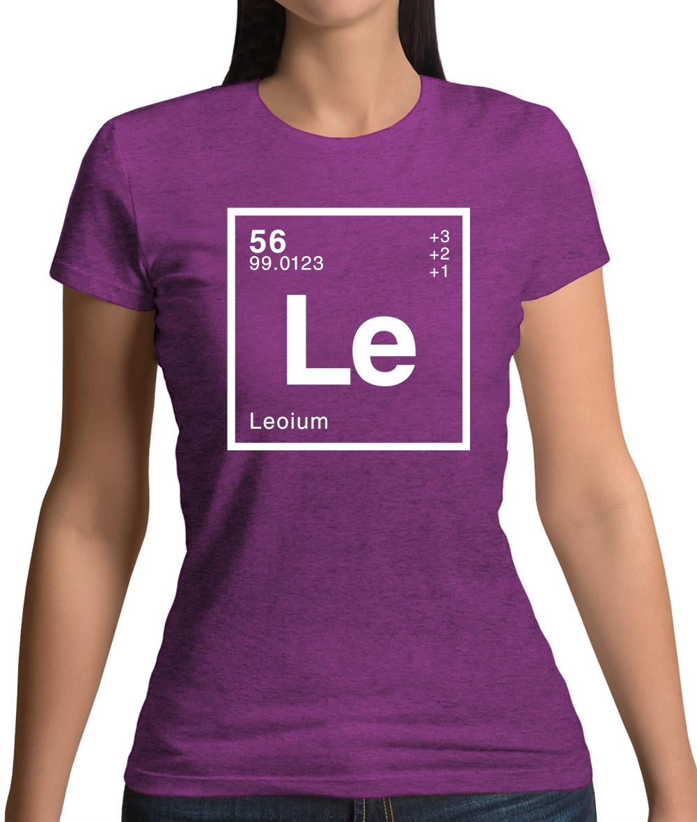 Leo - Periodic Element Womens T-Shirt