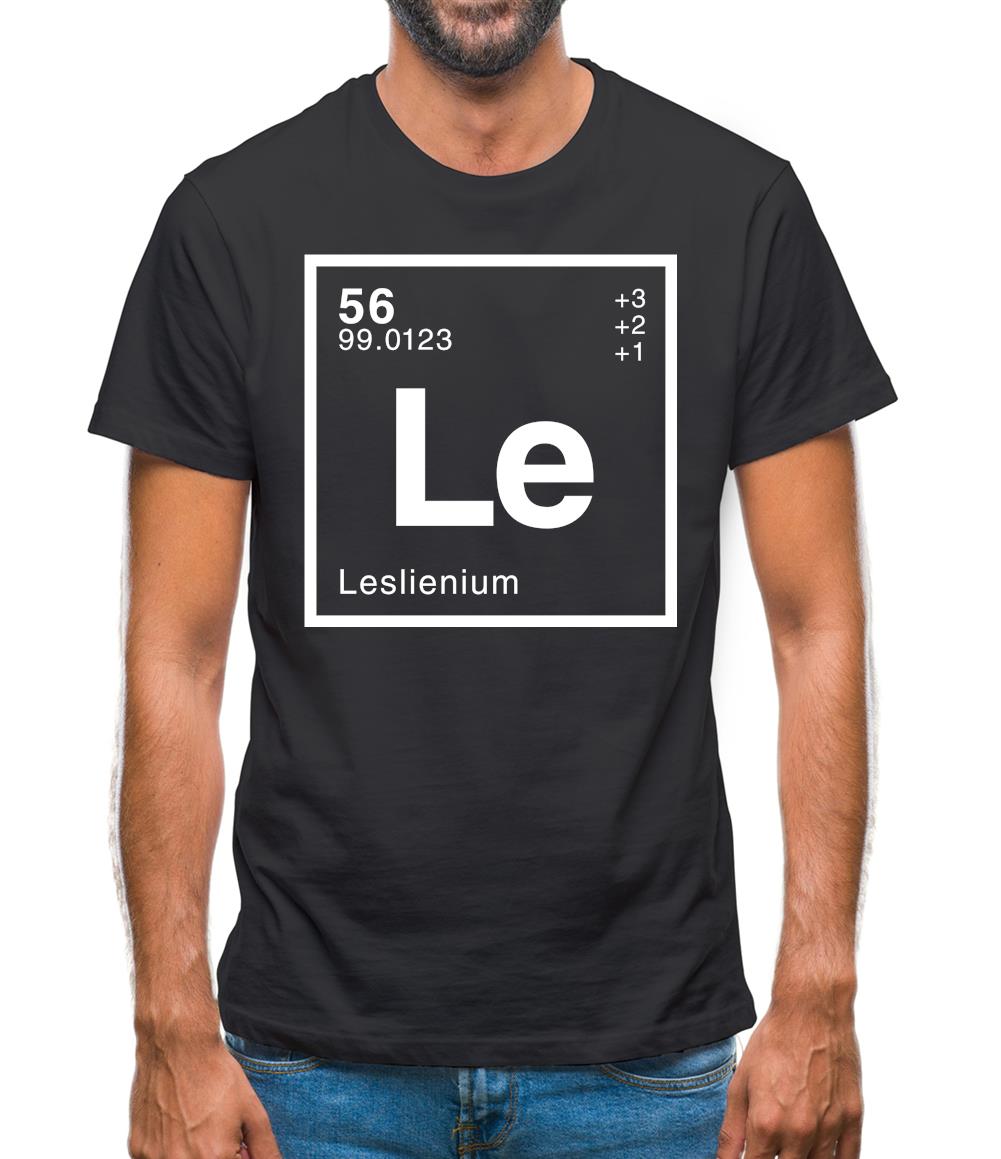 Leslie - Periodic Element Mens T-Shirt