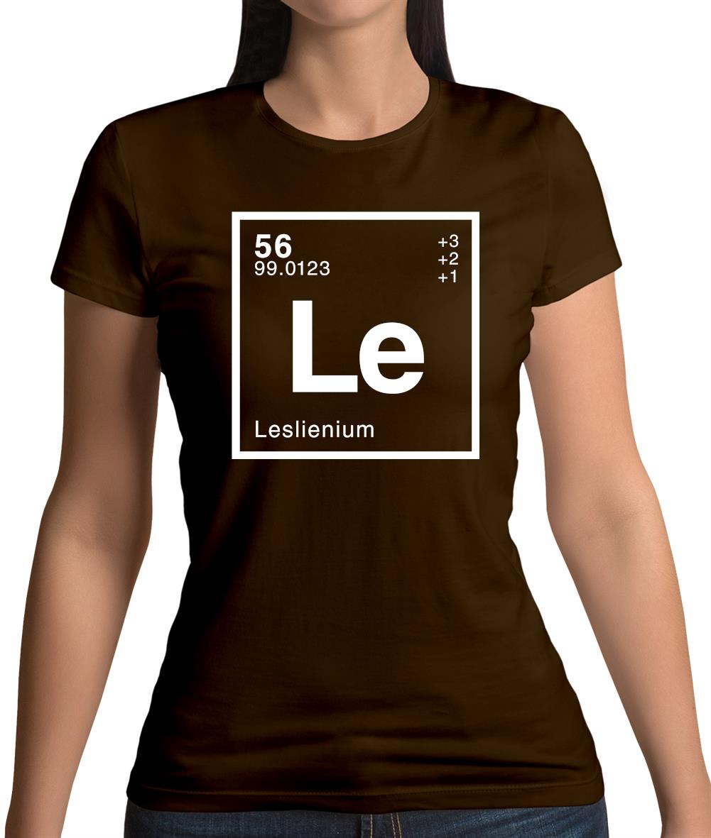 Leslie - Periodic Element Womens T-Shirt