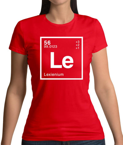 Lexie - Periodic Element Womens T-Shirt