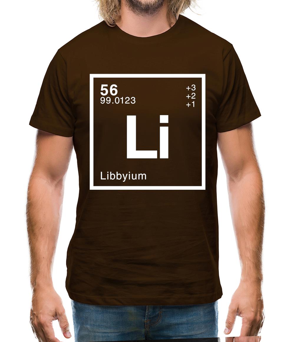 Libby - Periodic Element Mens T-Shirt