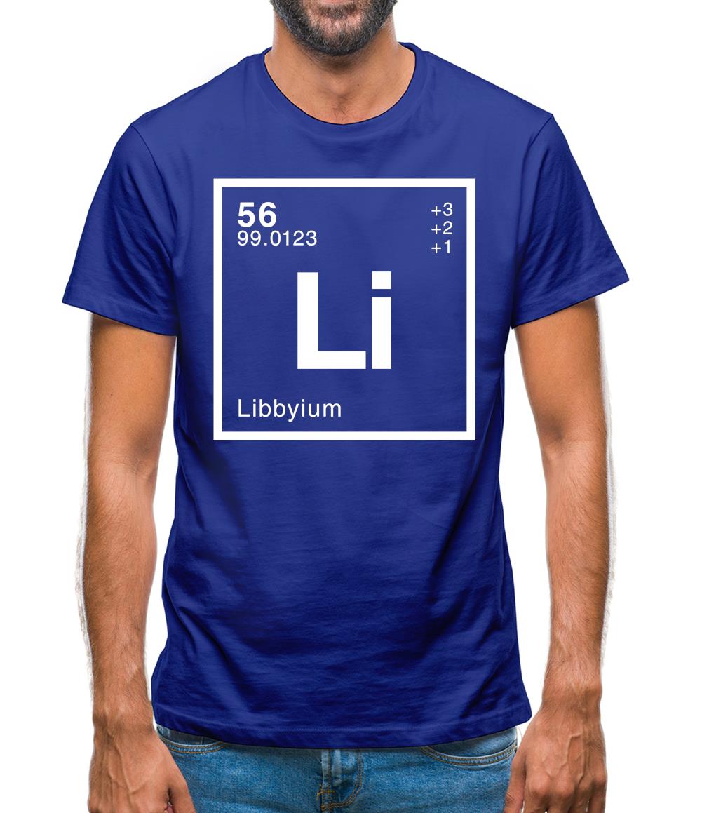 Libby - Periodic Element Mens T-Shirt