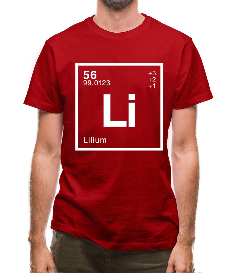 Lili - Periodic Element Mens T-Shirt