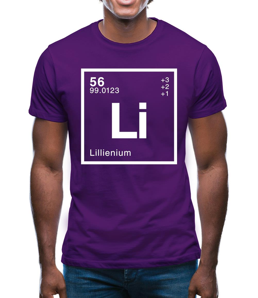 Lillie - Periodic Element Mens T-Shirt