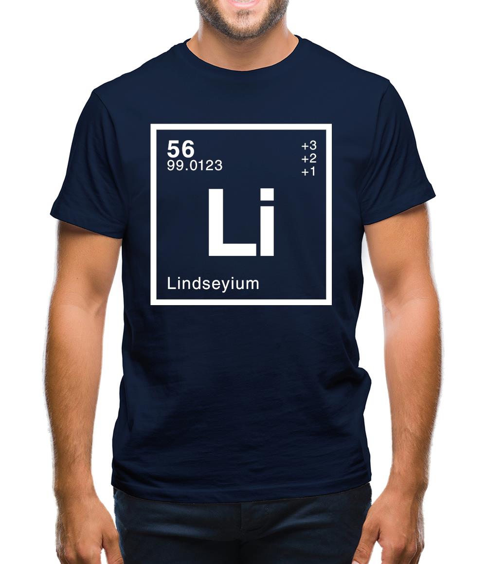 Lindsey - Periodic Element Mens T-Shirt