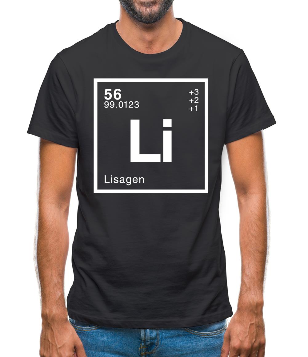 Lisa - Periodic Element Mens T-Shirt