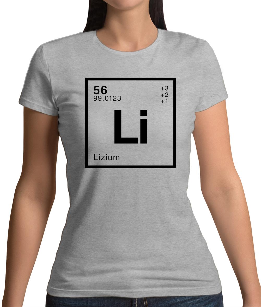 Liz - Periodic Element Womens T-Shirt