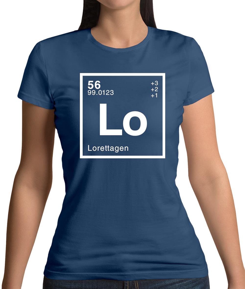 Loretta - Periodic Element Womens T-Shirt