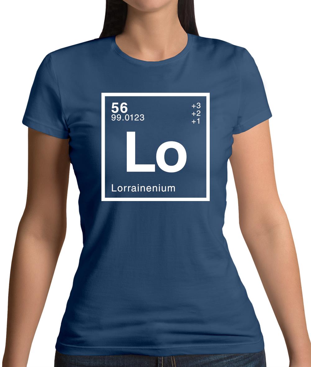 Lorraine - Periodic Element Womens T-Shirt