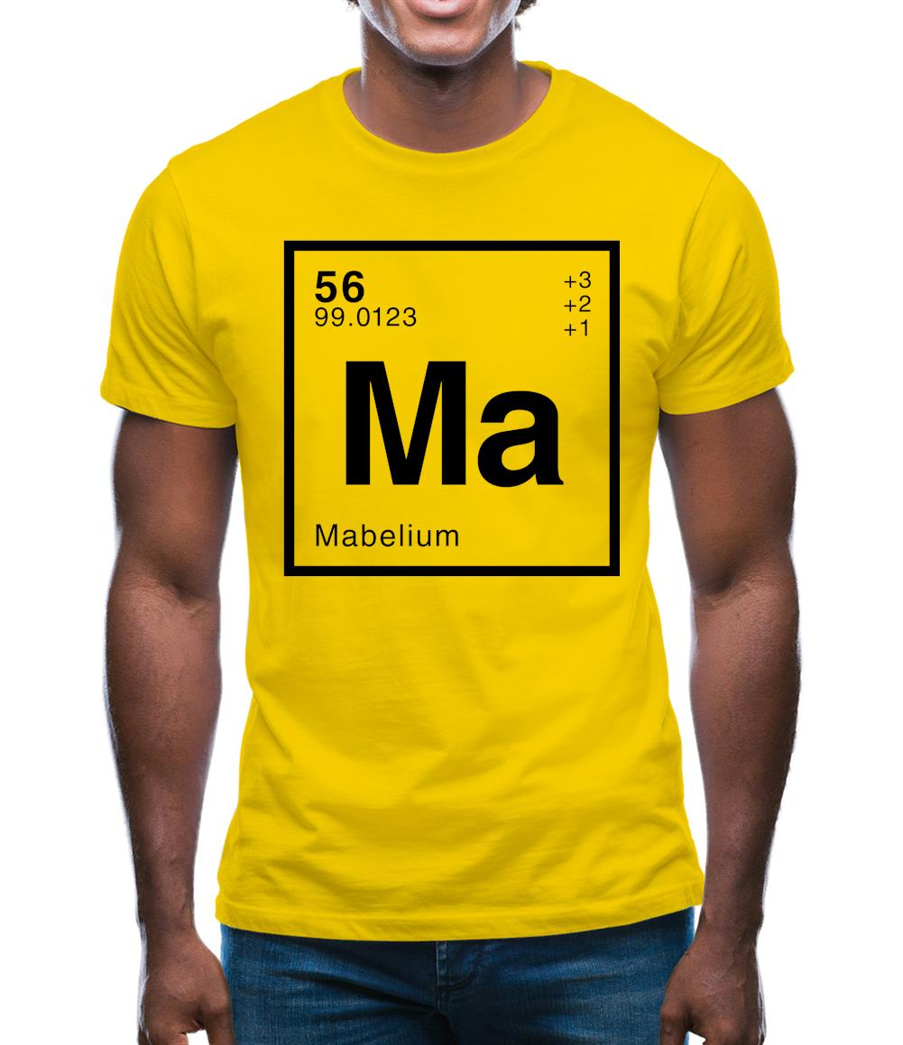 Mabel - Periodic Element Mens T-Shirt