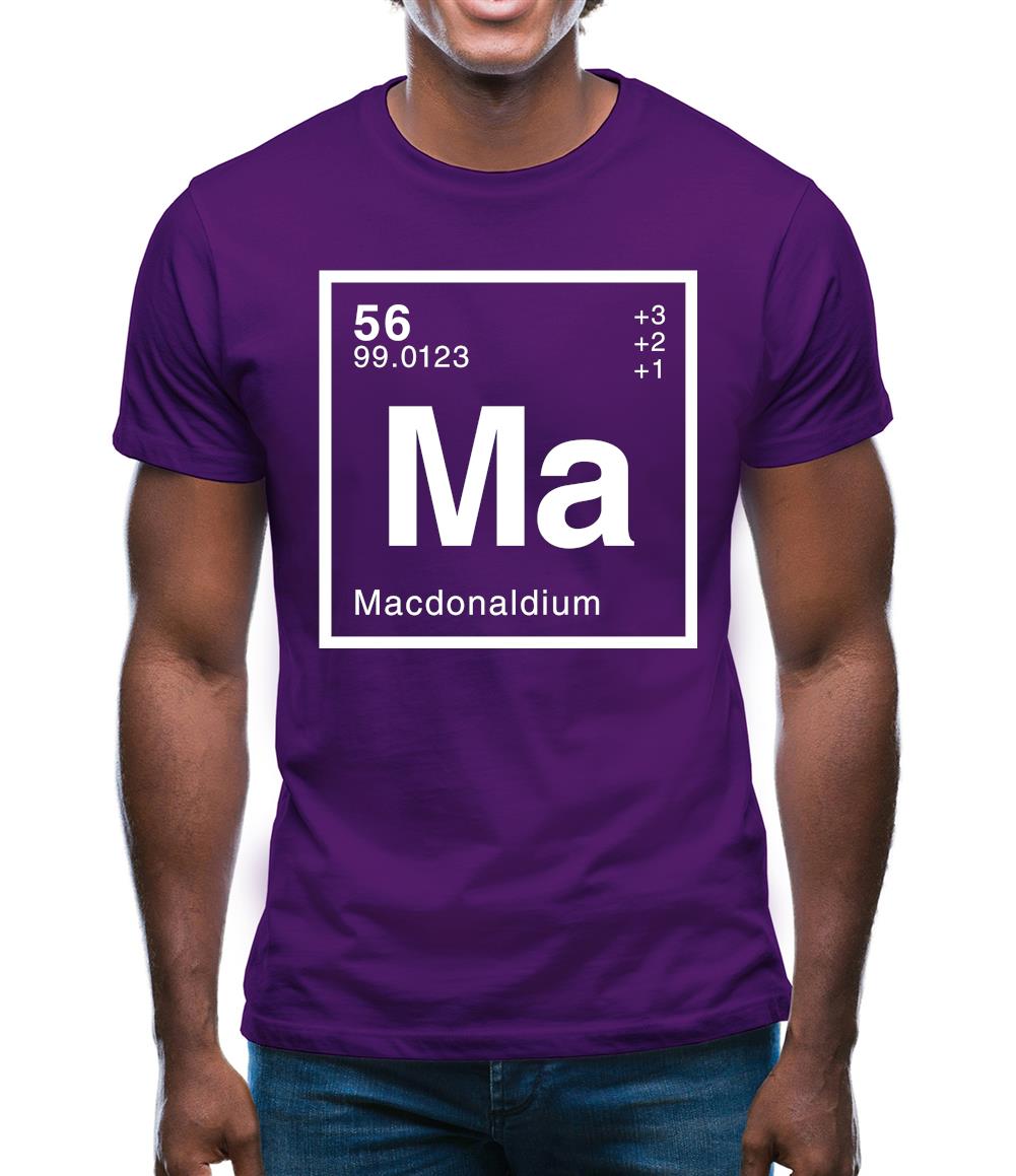 Macdonald - Periodic Element Mens T-Shirt