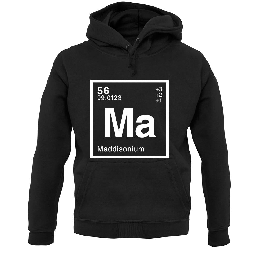 Maddison - Periodic Element Unisex Hoodie