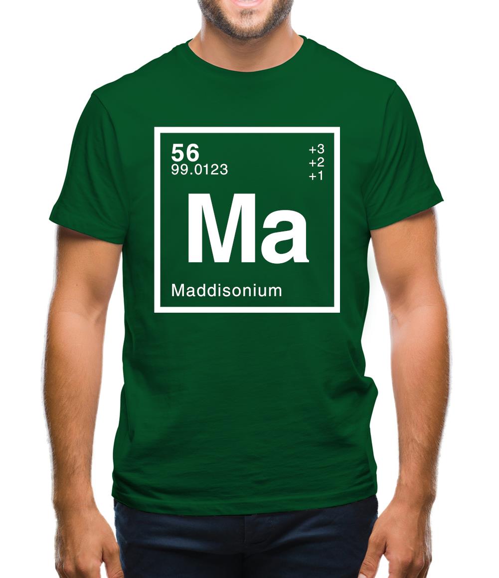Maddison - Periodic Element Mens T-Shirt