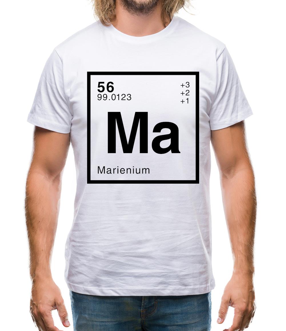 Marie - Periodic Element Mens T-Shirt
