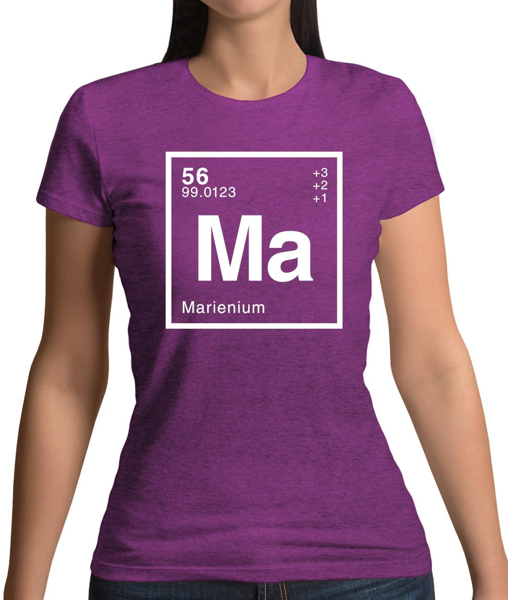 Marie - Periodic Element Womens T-Shirt
