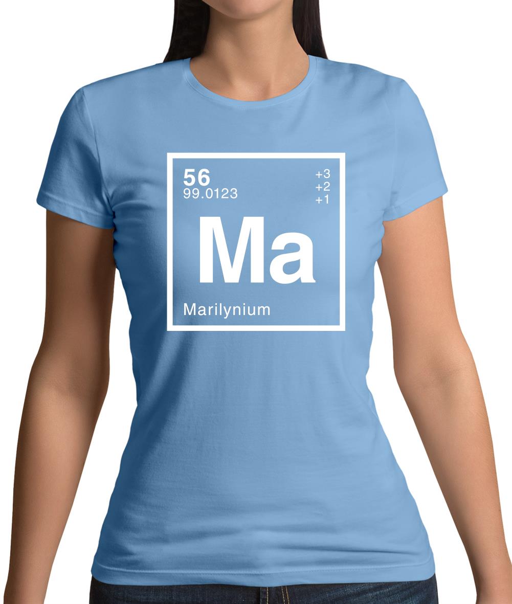 Marilyn - Periodic Element Womens T-Shirt