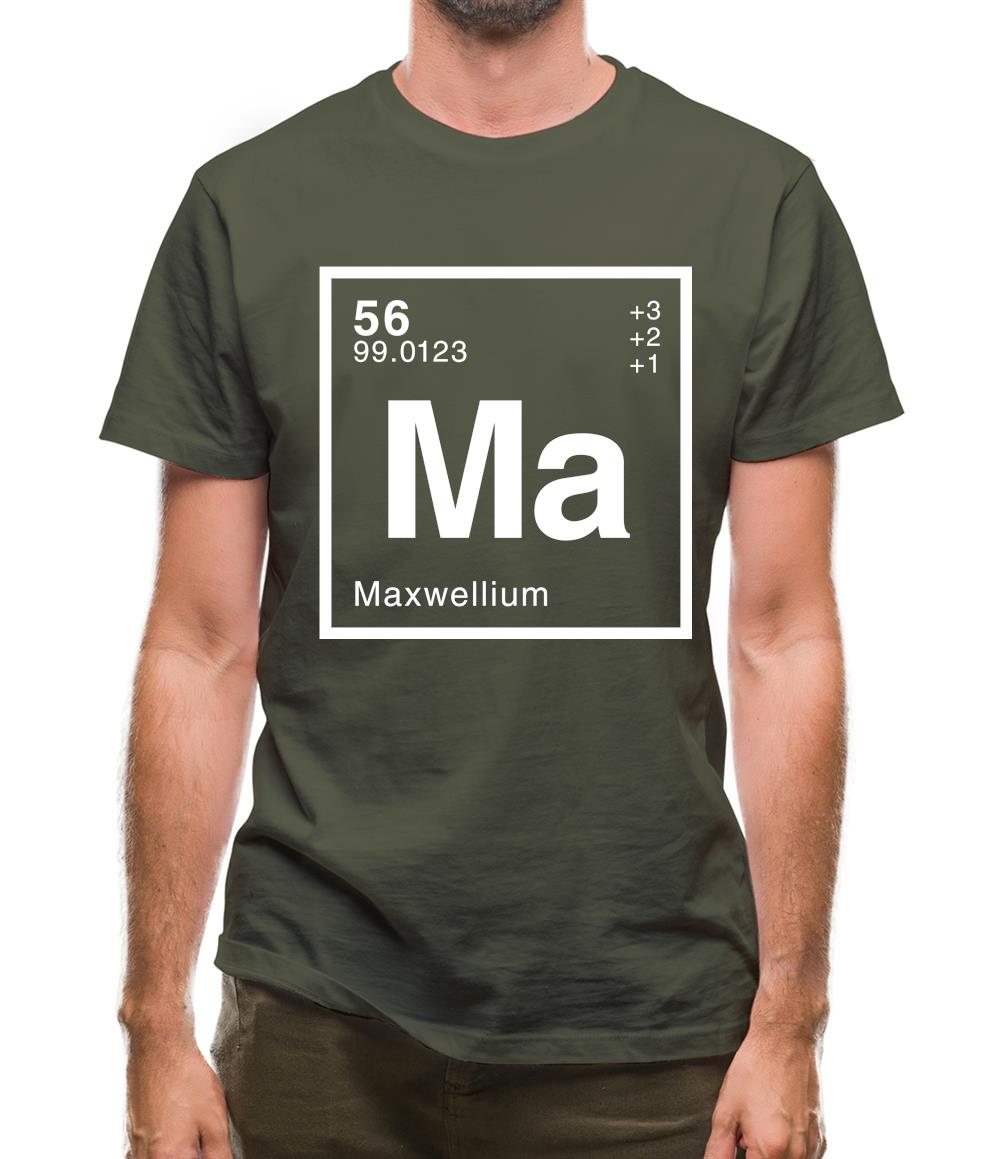Maxwell - Periodic Element Mens T-Shirt