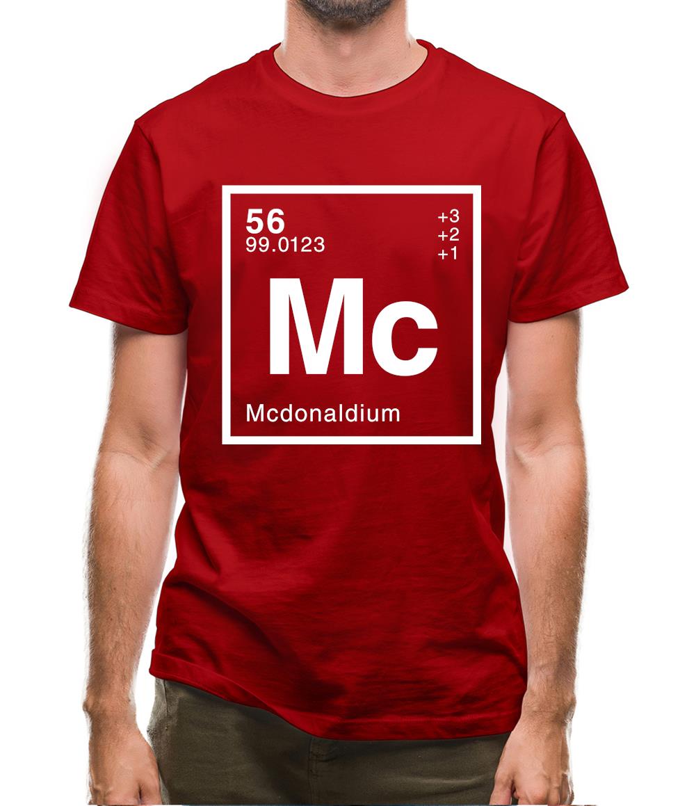 Mcdonald - Periodic Element Mens T-Shirt