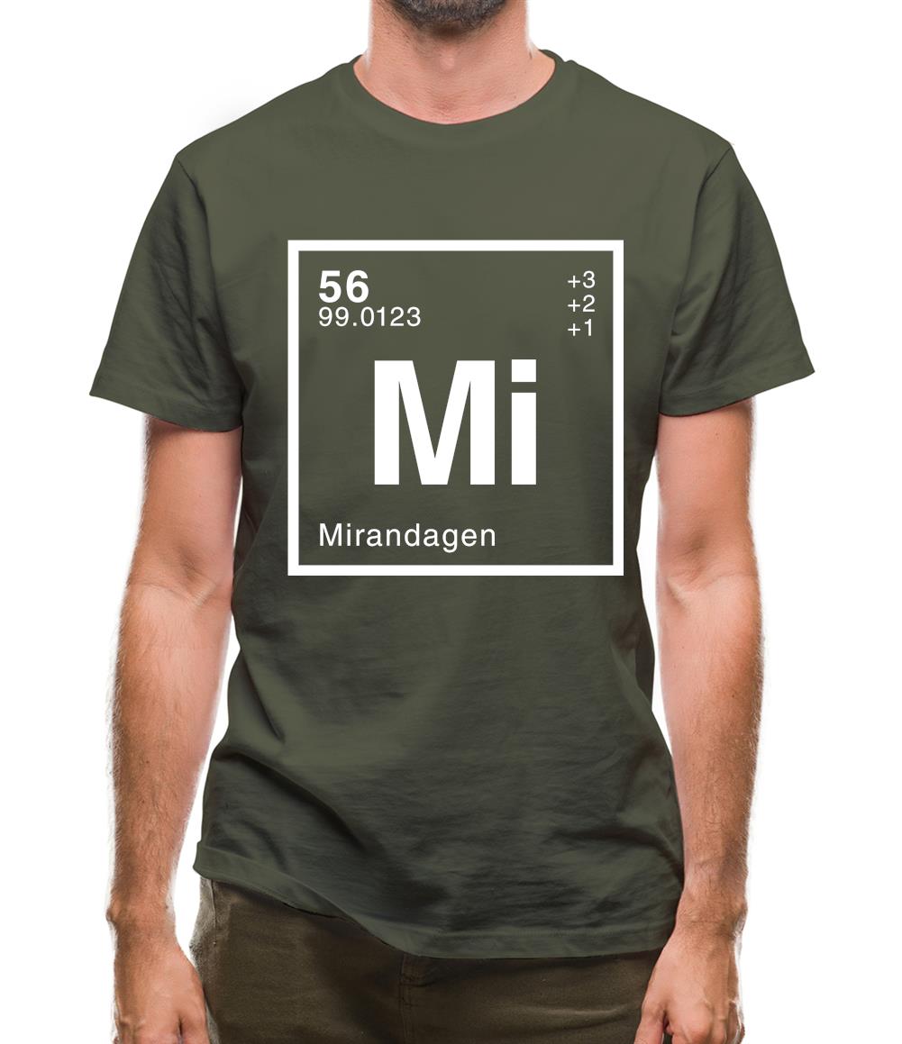 Miranda - Periodic Element Mens T-Shirt