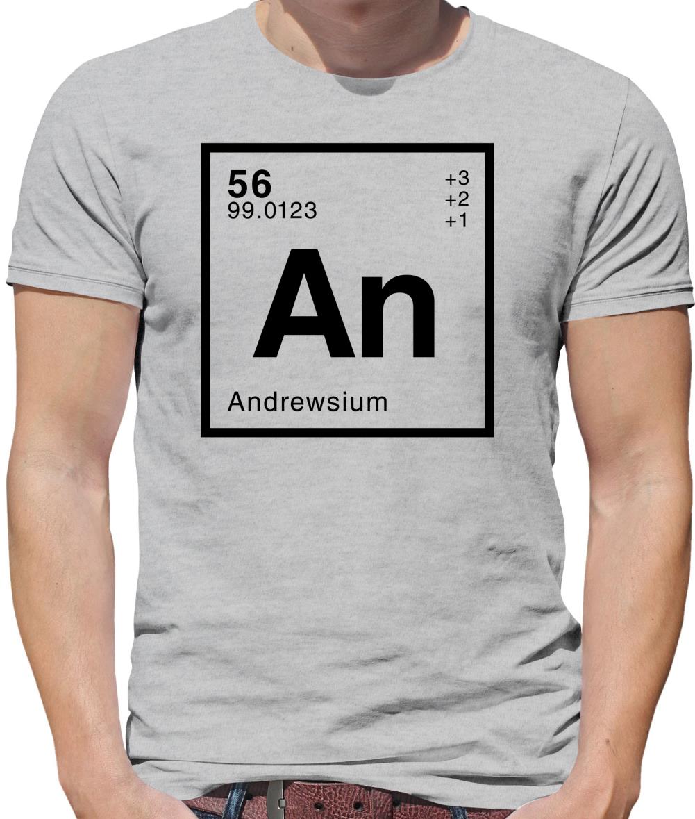 Andrews - Periodic Element Mens T-Shirt