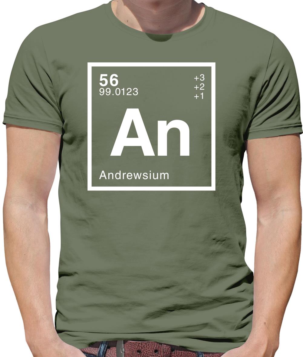 Andrews - Periodic Element Mens T-Shirt