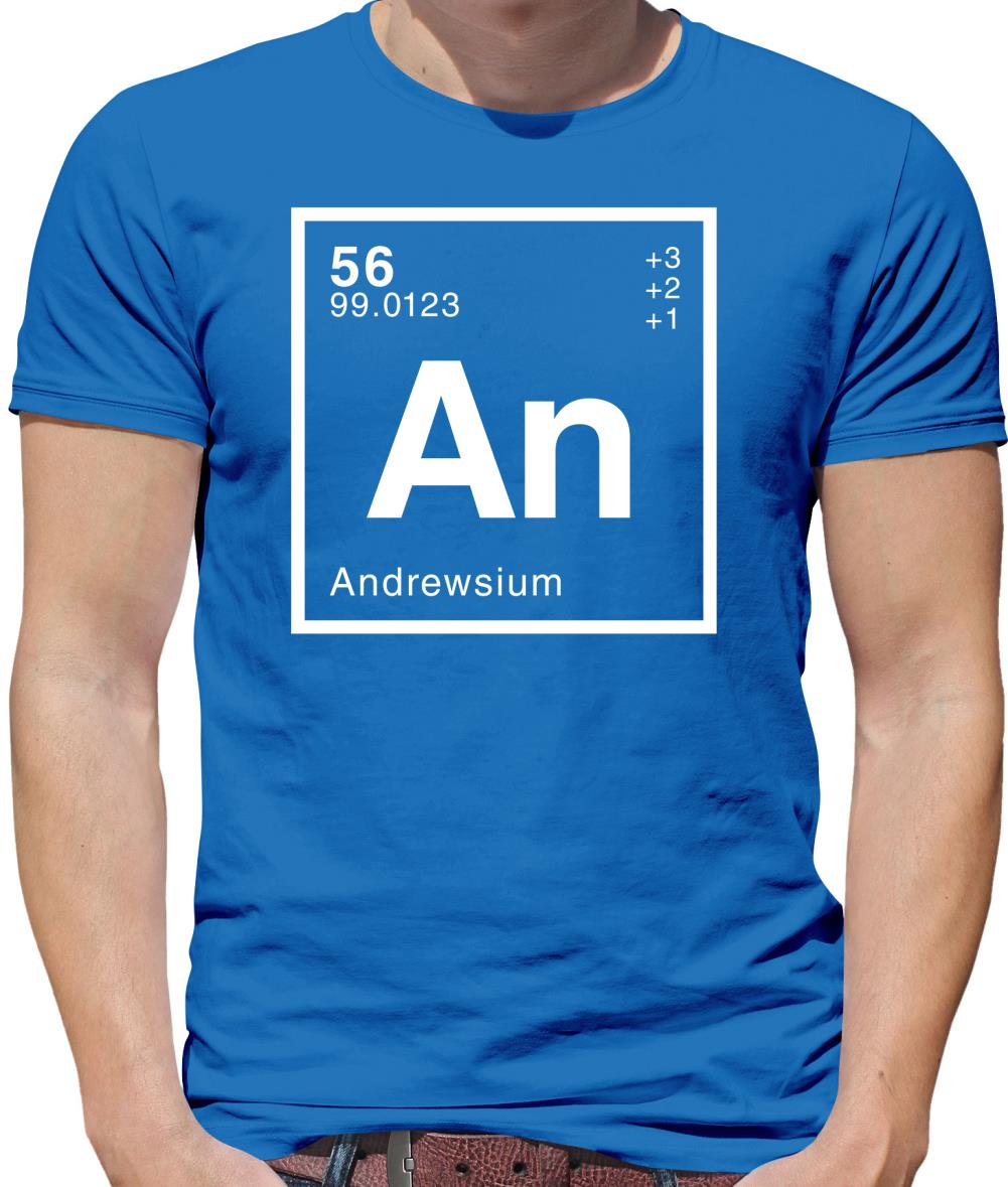 Andrews - Periodic Element Mens T-Shirt
