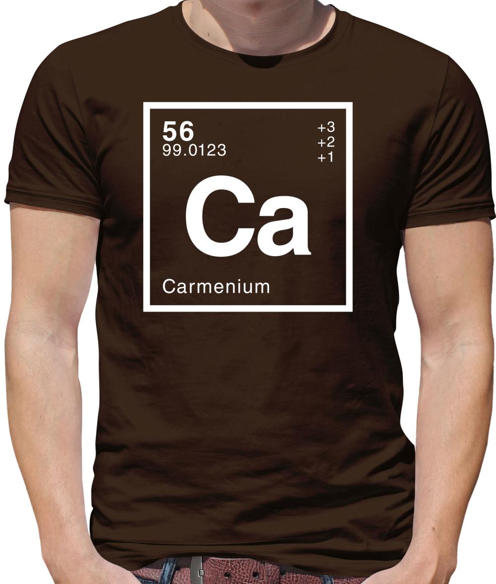 Carmen - Periodic Element Mens T-Shirt