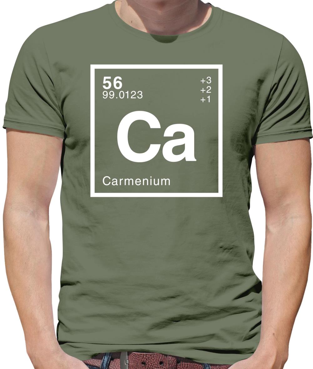 Carmen - Periodic Element Mens T-Shirt