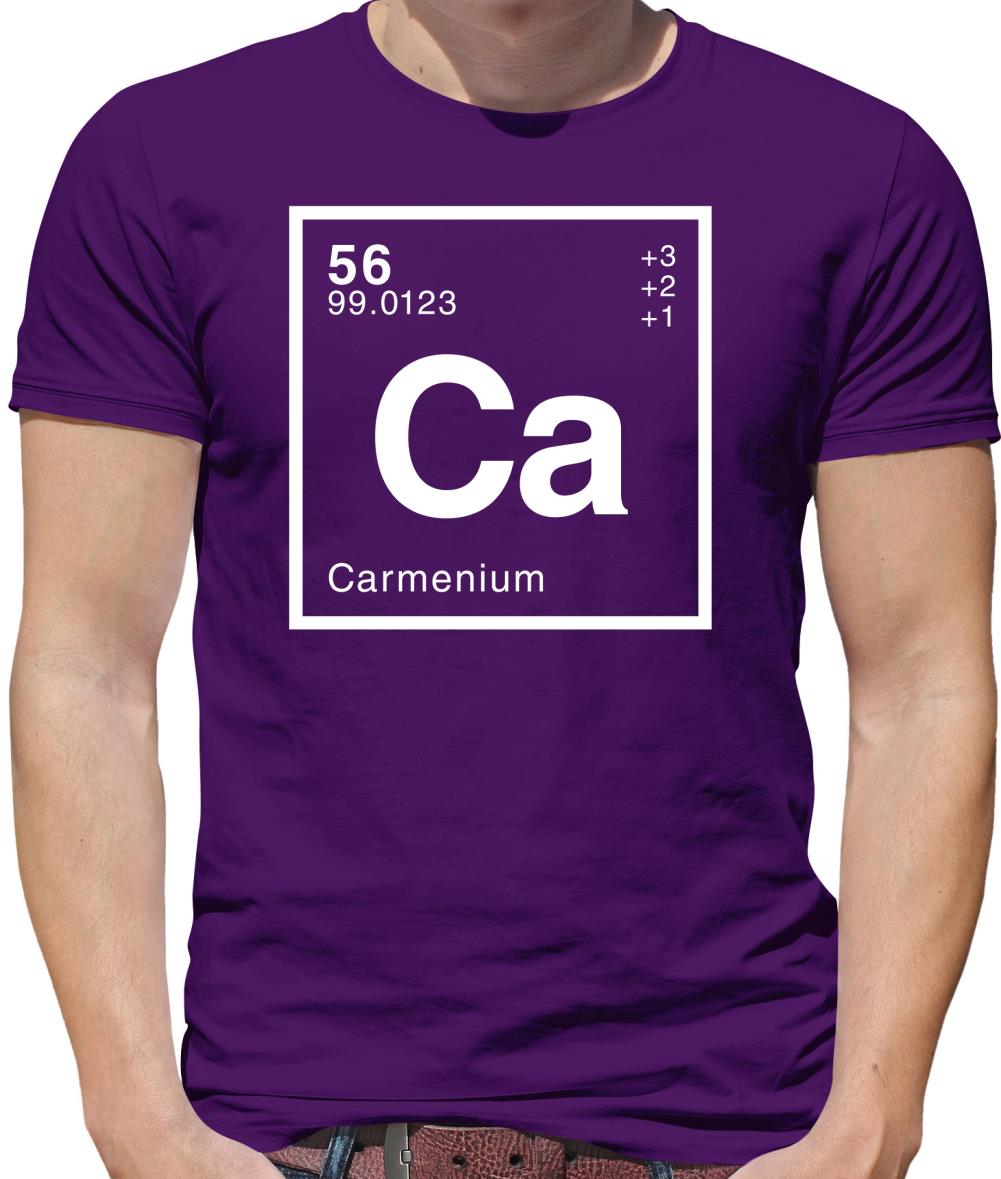 Carmen - Periodic Element Mens T-Shirt