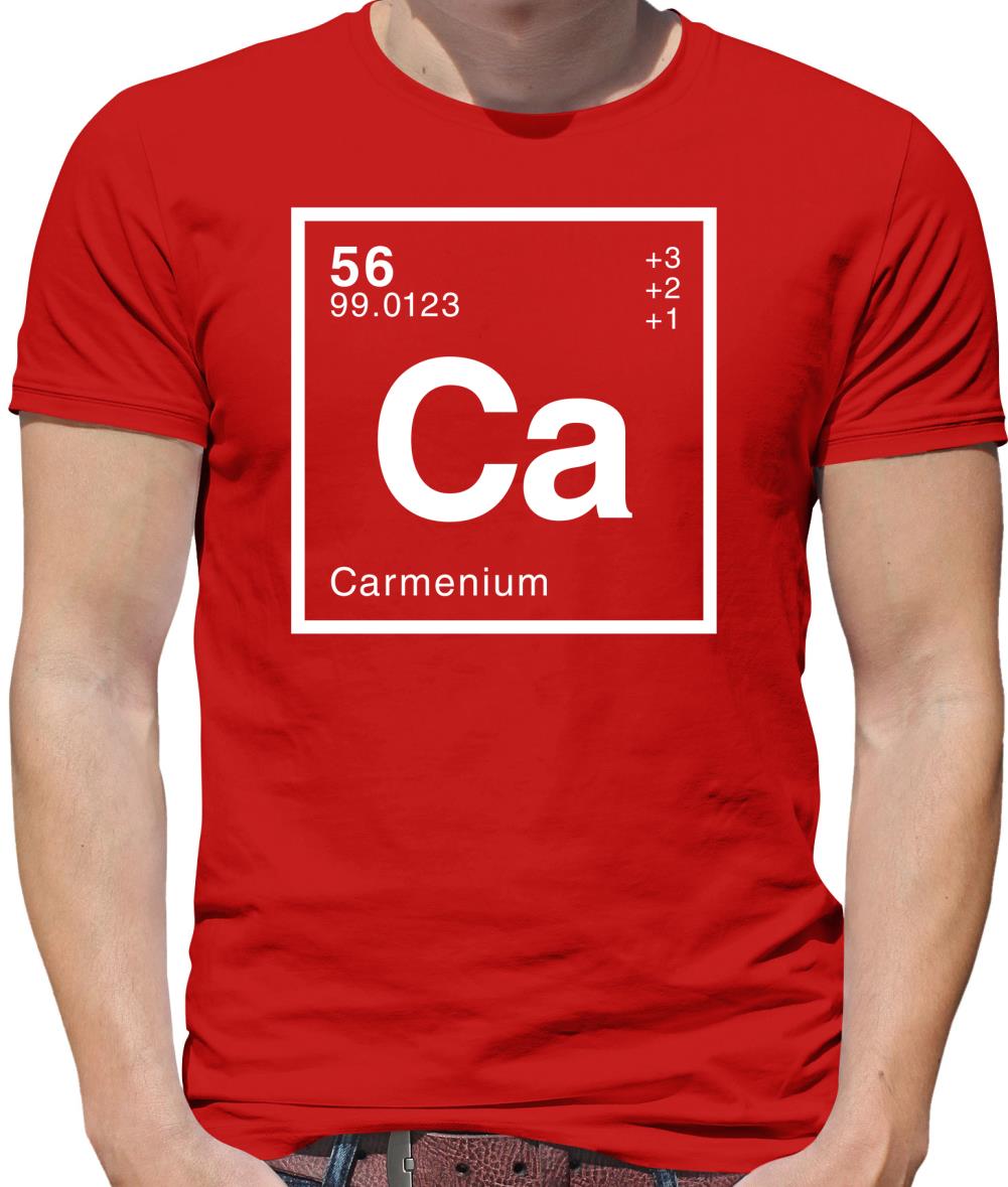 Carmen - Periodic Element Mens T-Shirt