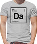 Daisy - Periodic Element Mens T-Shirt